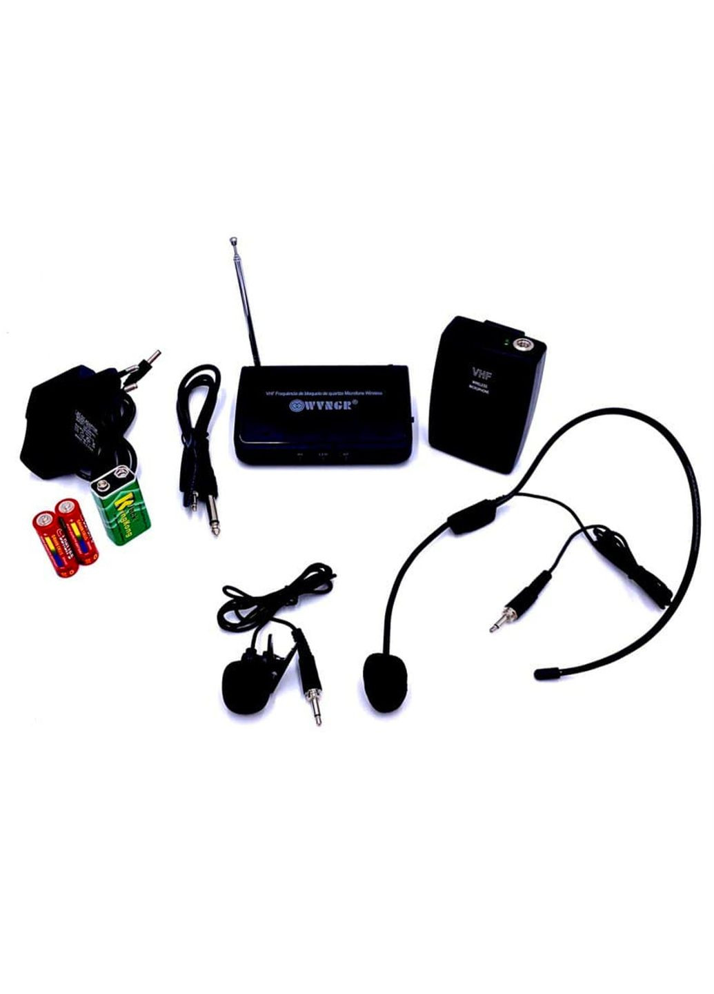 Бездротовий мікрофон WVNGR VHF, 80 м, петлинний мікрофон, бездротова наголовна гарнітура KIMA (316658645)