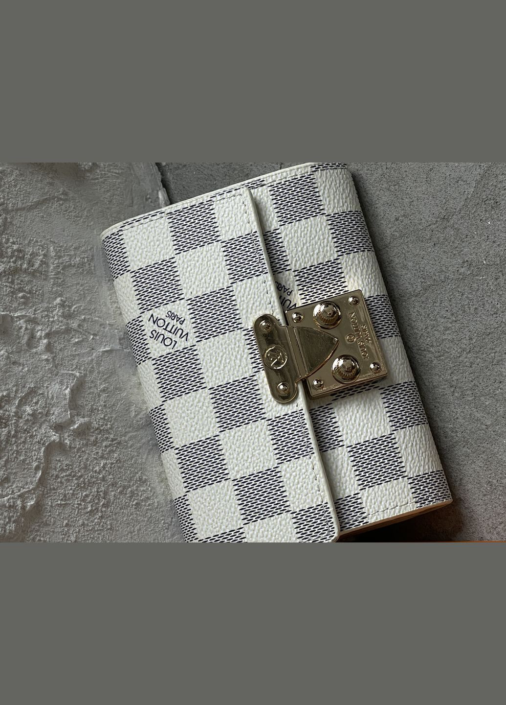 Луї Вітон Pallas гаманець (маленький бежева клітка) No Brand (318021262)