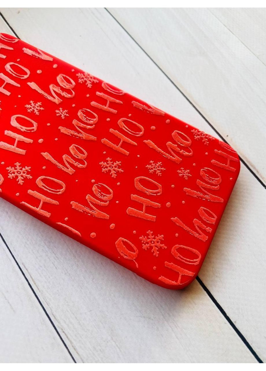 Матовий червоний чохол на Xiaomi Redmi 13C / Poco C65 Святковий фон (принт 200) Creative (362963975)