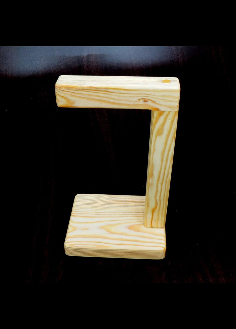 Стойка для наушников из дерева Миллер ваниль (НУП-001702) No Brand (328414925)