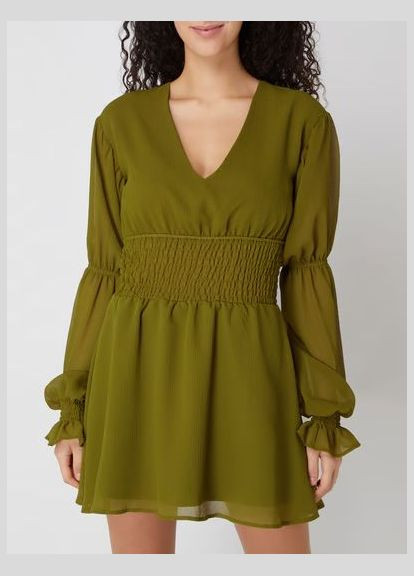 Зеленое платье демисезон,зеленый, NA-KD