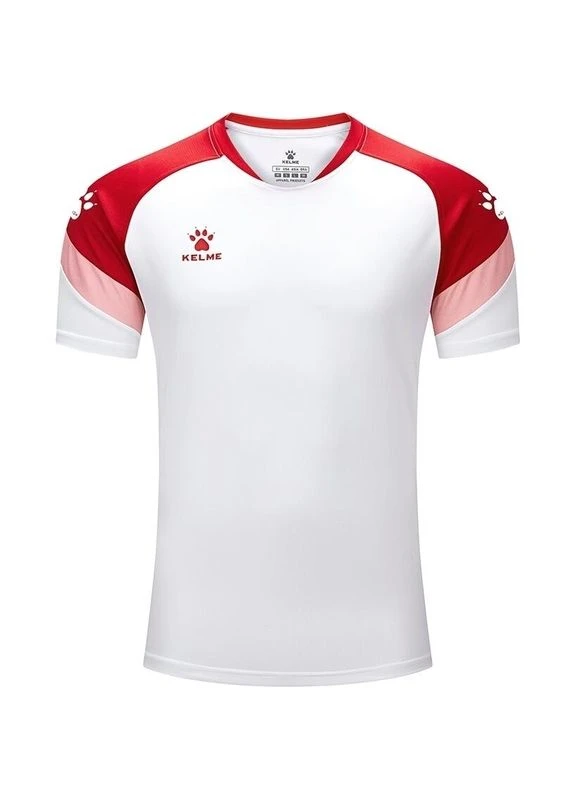 Біла футболка біло-червона 7351tx1092.9107 Kelme BRAVO