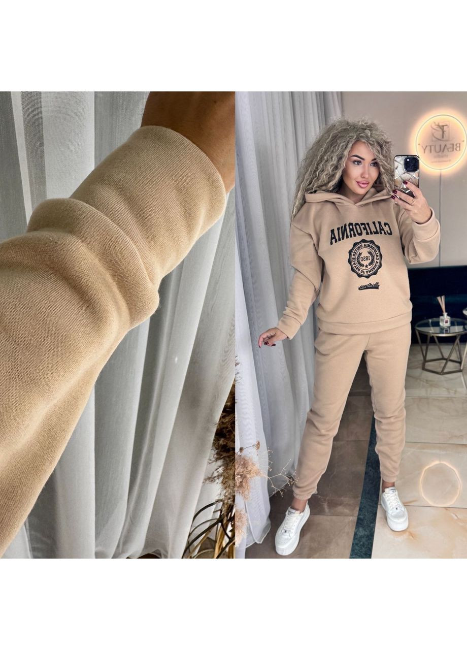 Костюм California тринитка на флісі,штани та худі з капюшоном Україна (362749567)