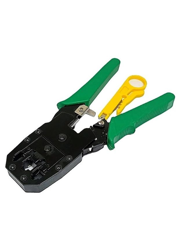 Клещи обжимные для опрессовки штекера кабеля интернет OubaoTool RJ45 Кримпер для обжима разъемов No Brand (353845800)