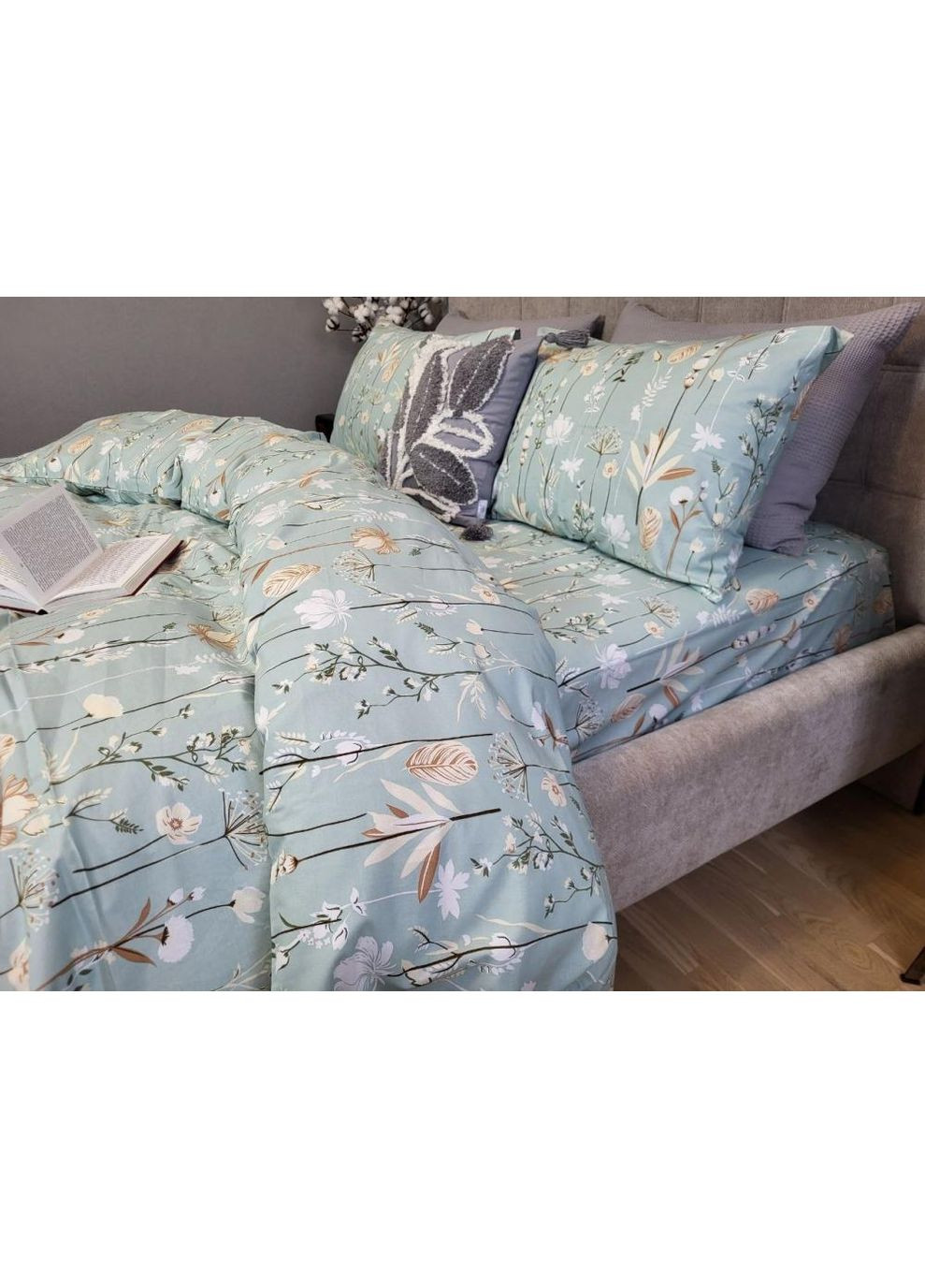 Постільна білизна з резинкою Барви, бязь PREMIUM Двухспальний розмір, наволочки 50/70 No Brand (363193990)