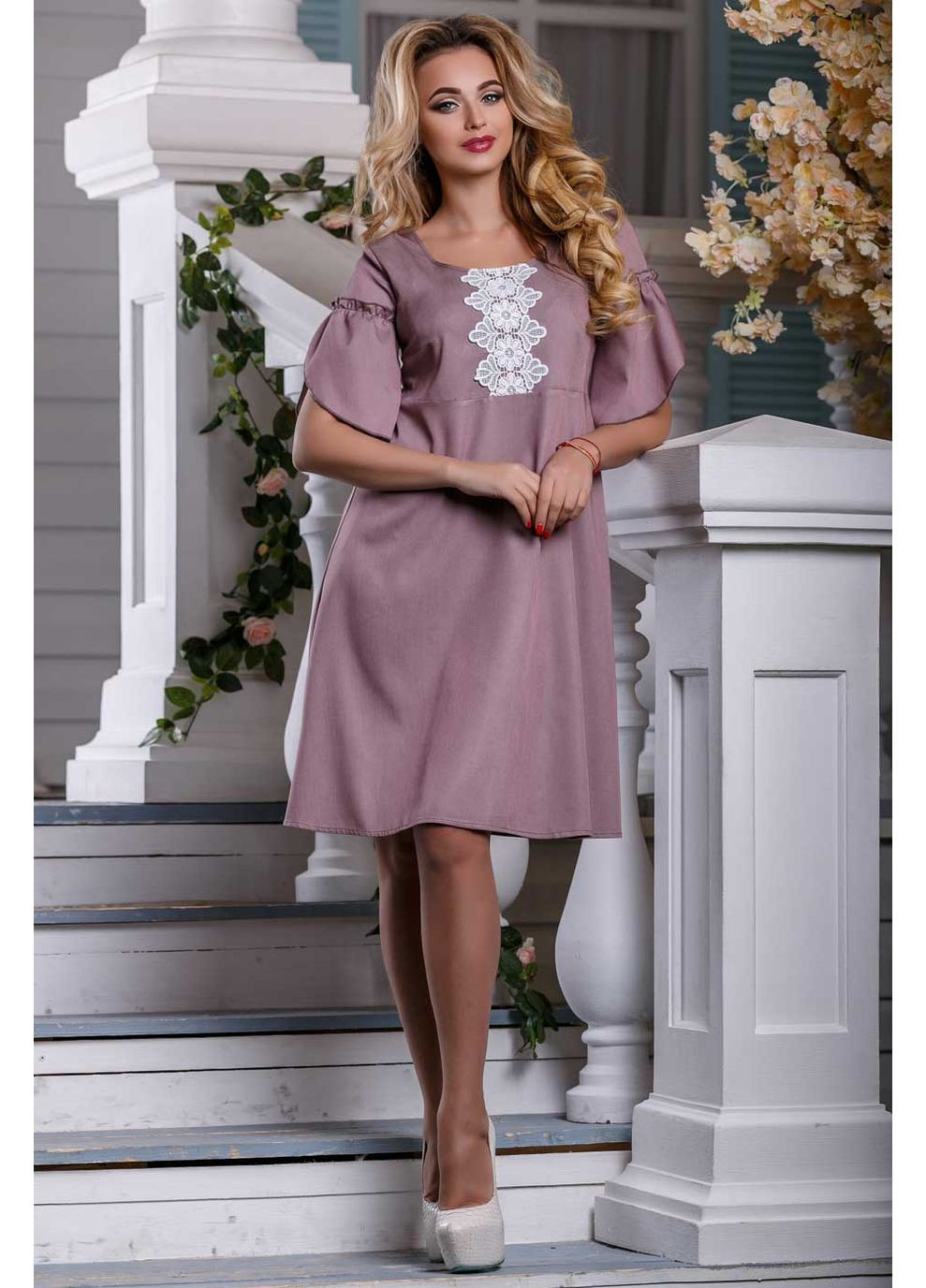 Темно-червона сукня 964.2608 Seventeen