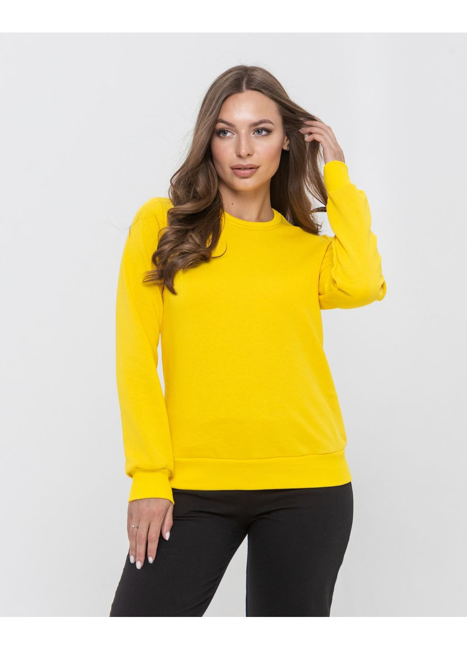 Желтый свитшот женский, женская кофта, реглан женский, женская толстовка легкая, женский реглан бирюза, (368786560)
