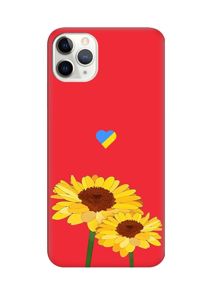 Матовый чехол на iPhone 11 Pro Max (6.5):: Желтые цветы (принт 364) Creative (360697619)