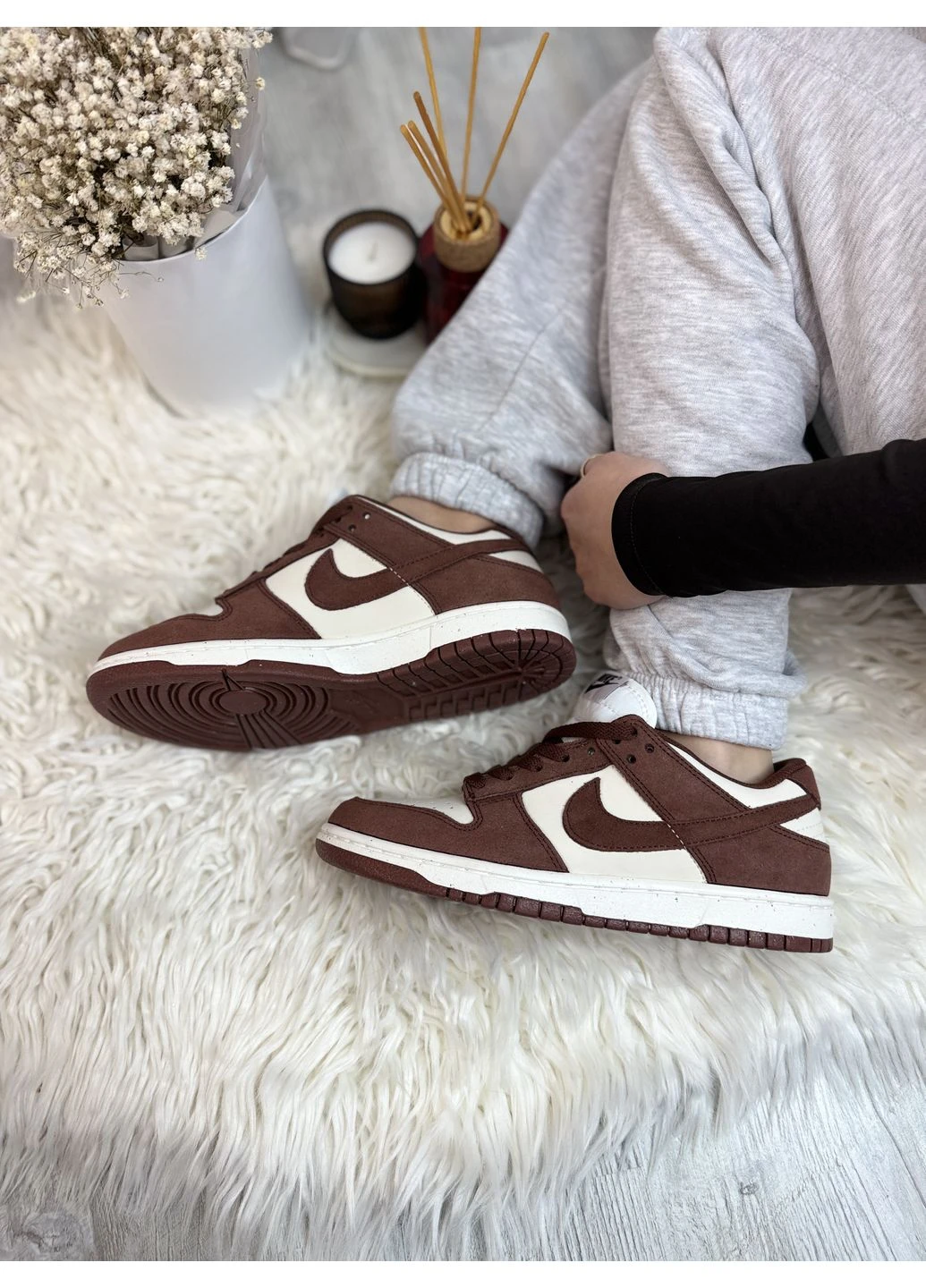 КРОСІВКИ ЖІНОЧІ NIKE DUNK RED SEPIA НАЙК ДАНК ЧЕРВОНІ No Brand червоні демісезони (391051256)