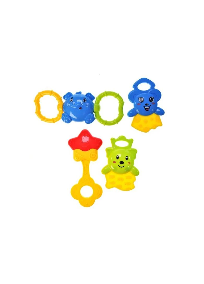 Набор погремушек в прозрачной колбе в форме бутылочки Baby Toys 997-63A р.26,5x10x10 см YG Toys (389893756)