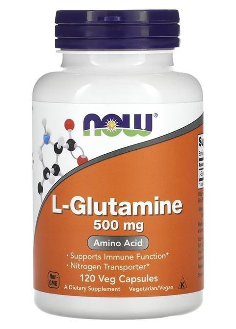 L-Glutamine 500 mg 120 Caps Now Foods (362419235)