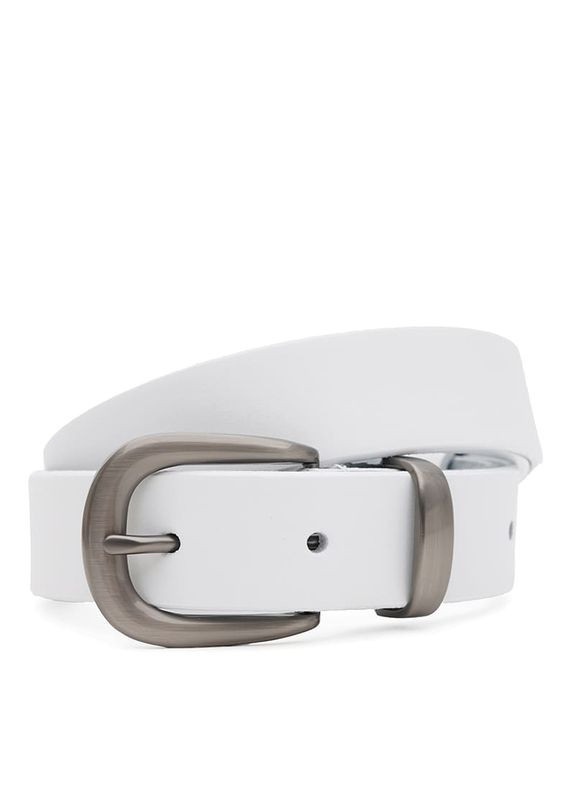 Жіночий шкіряний ремінь 110s1genw156-white Borsa Leather (371362192)