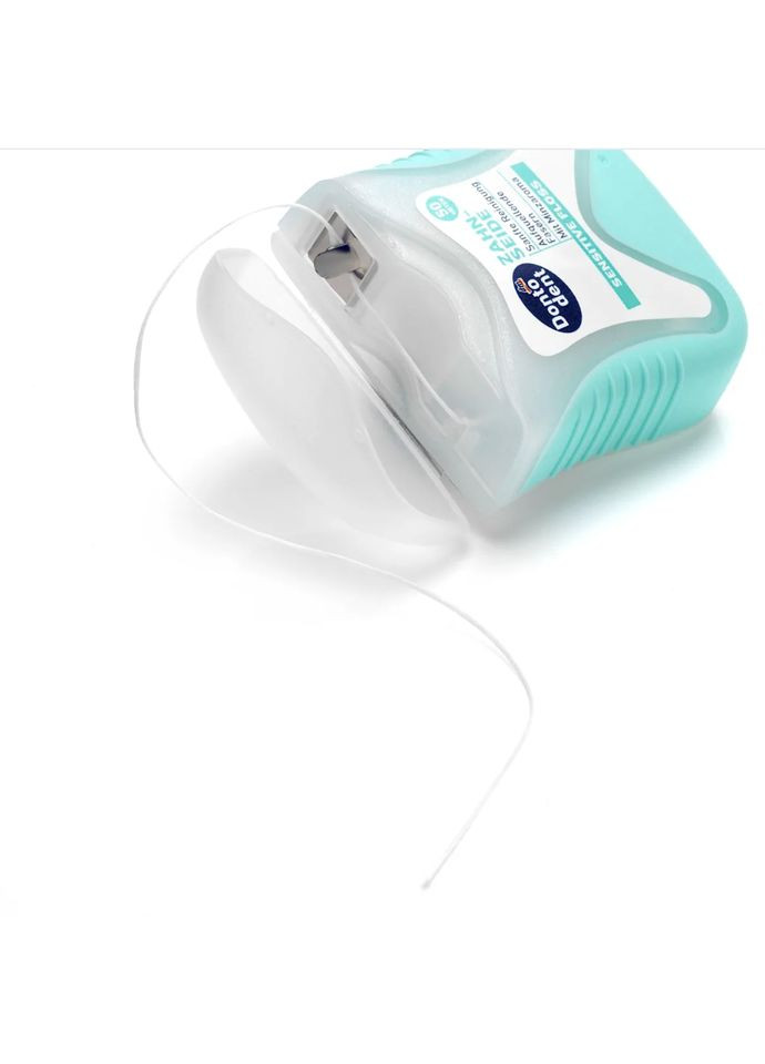 Зубна нитка для чутливих зубів 50 м Zahnseide sensitive Floss, 1 St Dontodent (366569813)