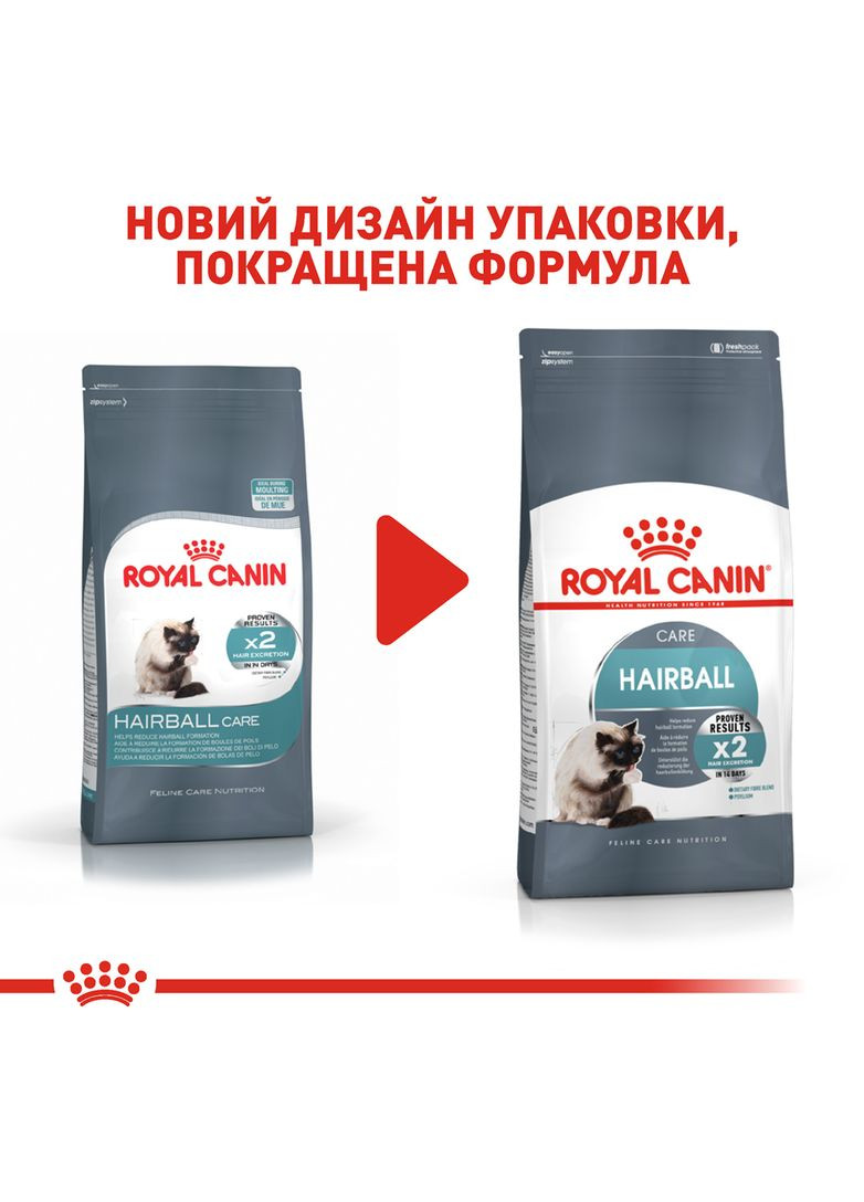 Сухий корм для кішок Hairball Care 10 кг (11401) (0262557721757) Royal Canin (308752624)