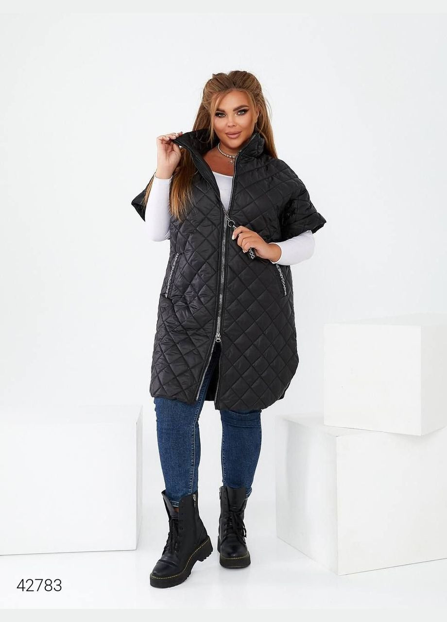 Жилетка стьобана жіноча зі спущеним рукавом Liton (302752433)