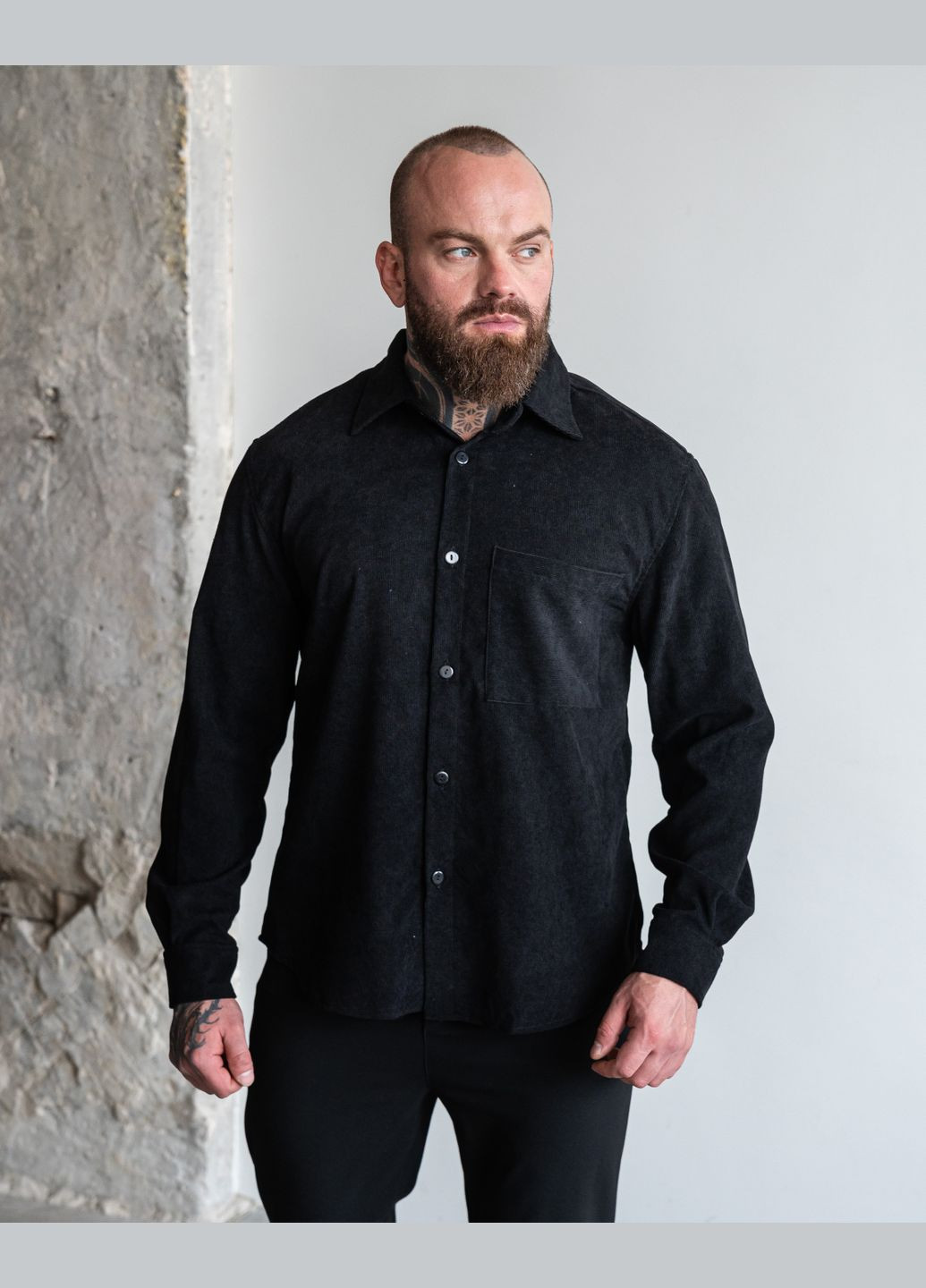 Черная повседневный, кэжуал, джинсовая рубашка No Brand