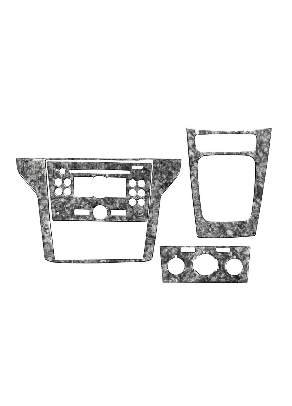 Накладки салона Алюминий для Opel Zafira B 2005-2011 гг Meric (390303428)