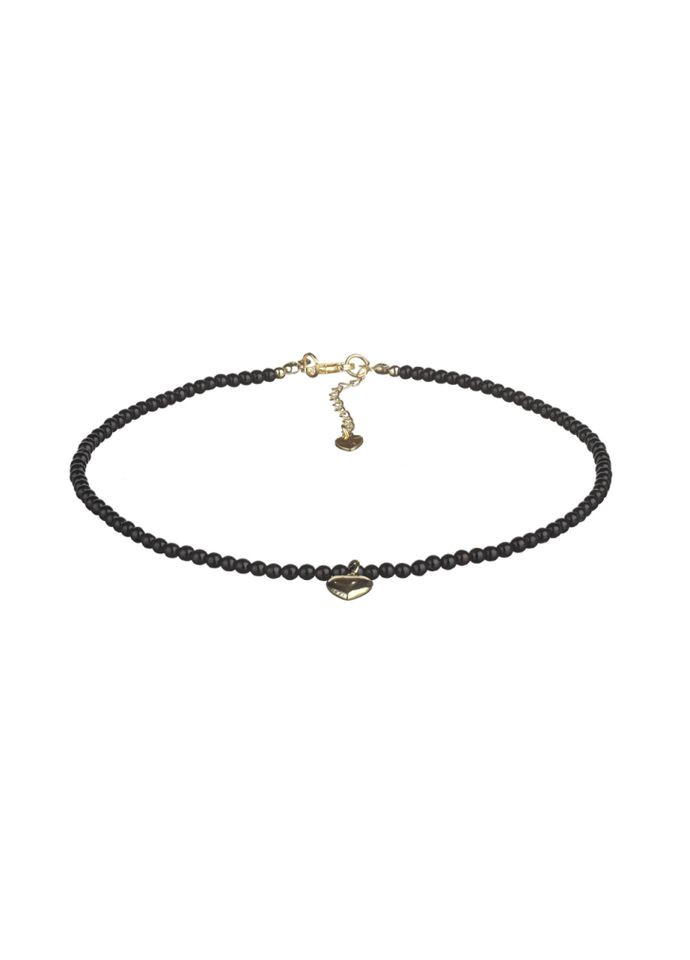 Чокер из агата с сердцем 5285 LeBijou (368559262)