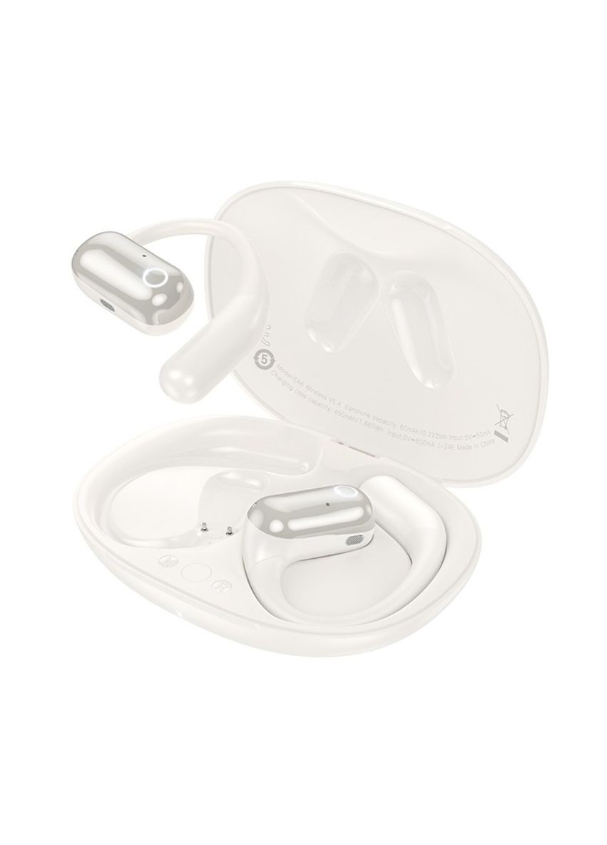 Бездротові навушники open true wireless BT headset Milky White Hoco EA6 Melody (340277761)