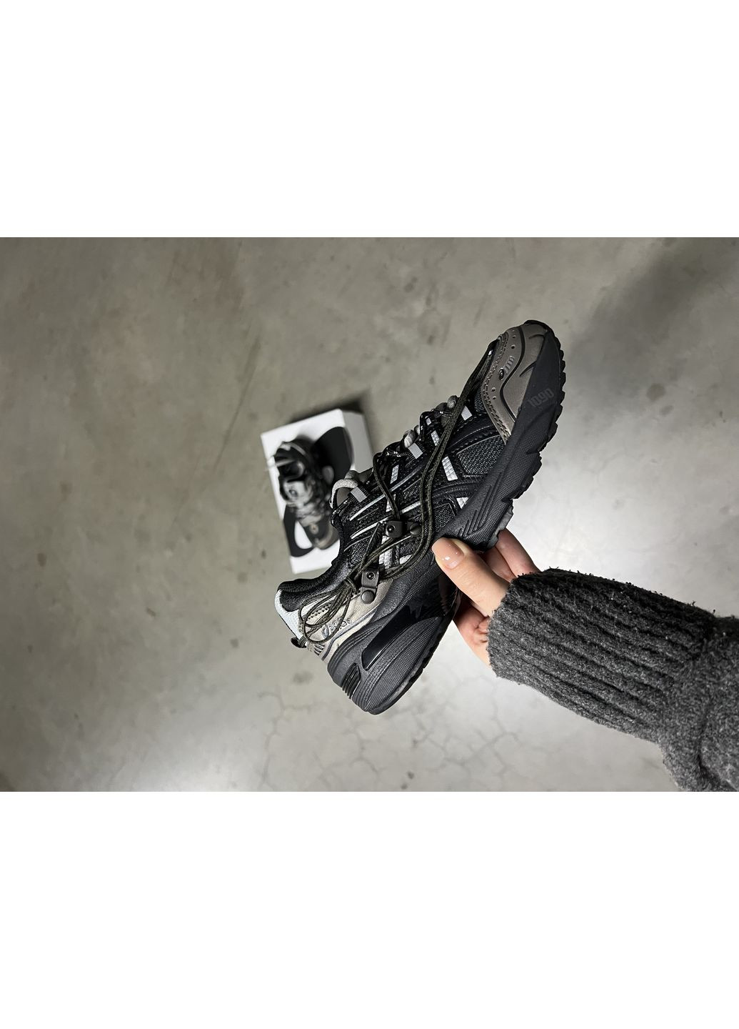 КРОССОВКИ ЖЕНСКИЕ ASICS GEL BLACK АСИКС ГЕЛЬ No Brand чёрные демисезоны (367167022)