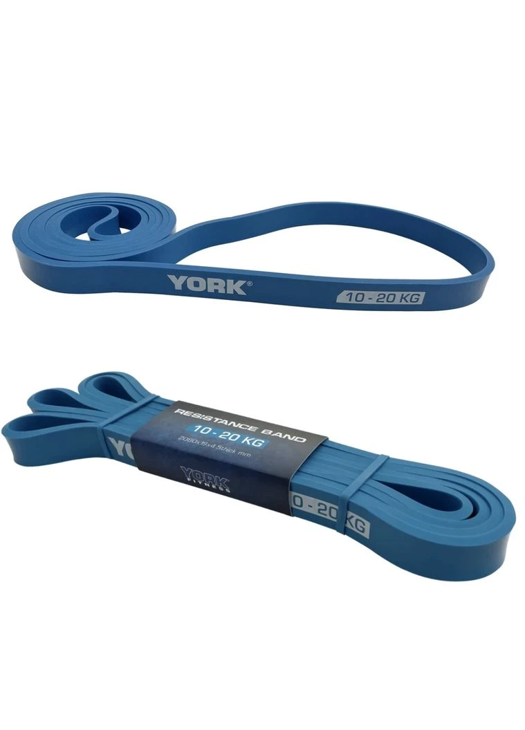 Резинка для фитнеса York 1020 кг – 2080x19x4,5 мм, голубой York Fitness (301865832)