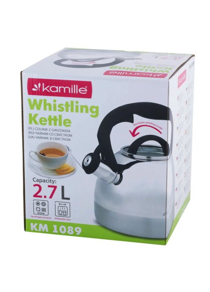 Чайник со свистком KM-1089 2.7 л Kamille (296660963)