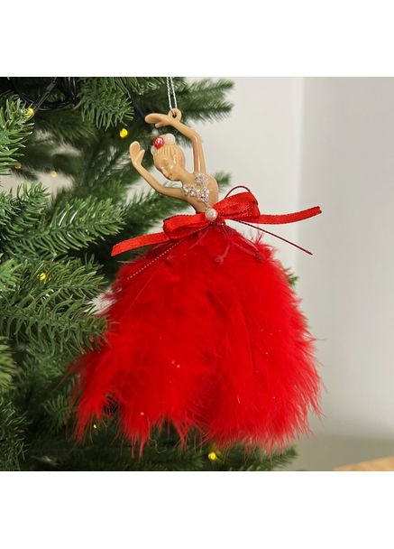 Украшение новогоднее Балерина премиум №4 8x8x14 см MIS LT (365627302)