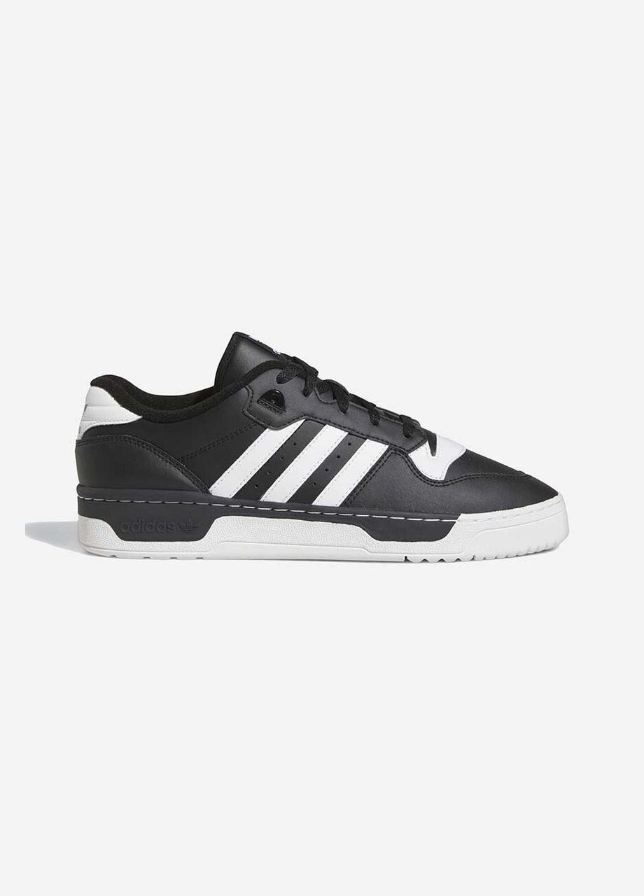 Черно-белые кеды adidas Rivalry Low FZ6327