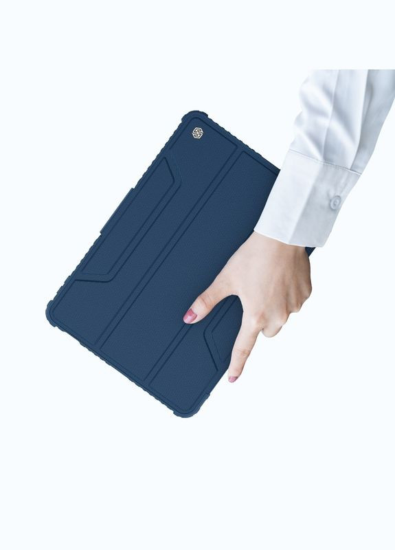 Чехол книга Bumper Pro Leather Case для Xiaomi Pad 6/ Pad 6 Pro 11'' Blue Nillkin (324234698)