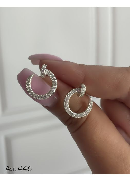 Серебряное колье Полумесяц No Brand (354722009)