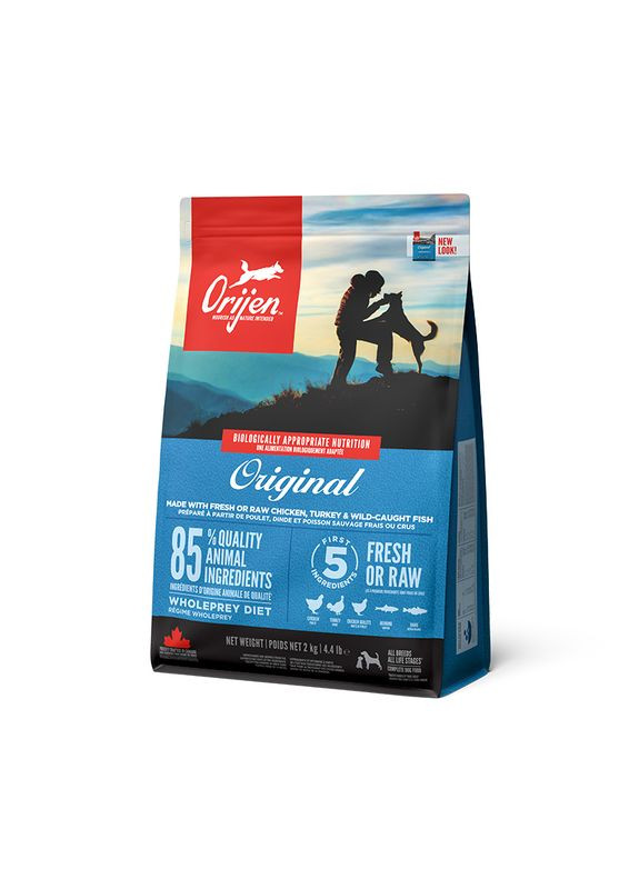 Сухой корм для собак для всех пород Original Dog с курицей и индейкой 2 кг Orijen (335005442)