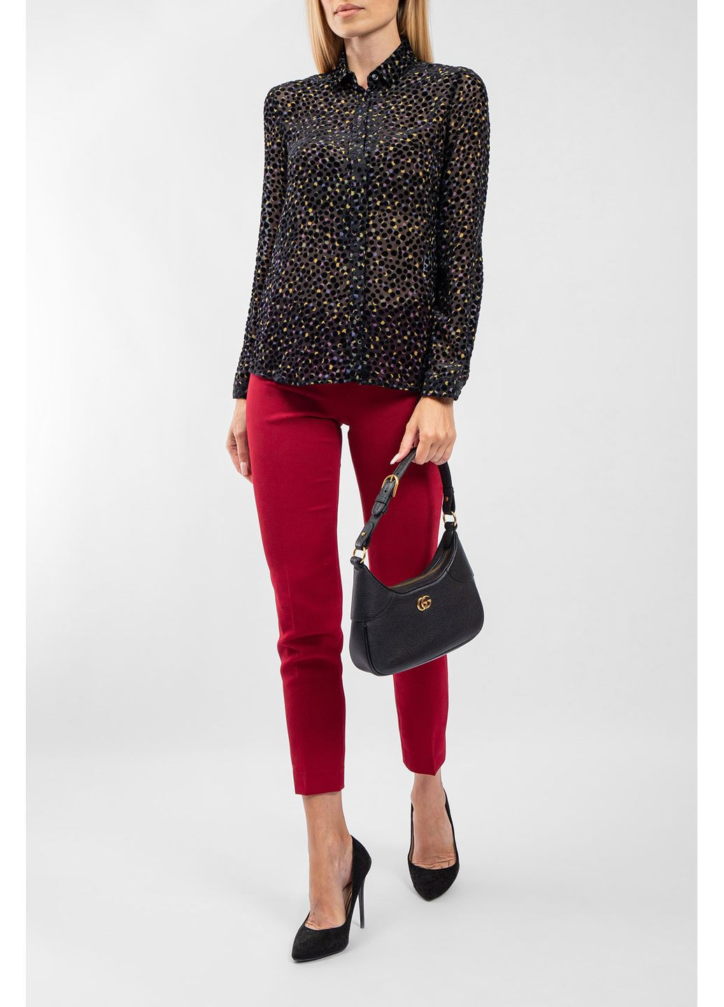 Чорна блуза Emporio Armani