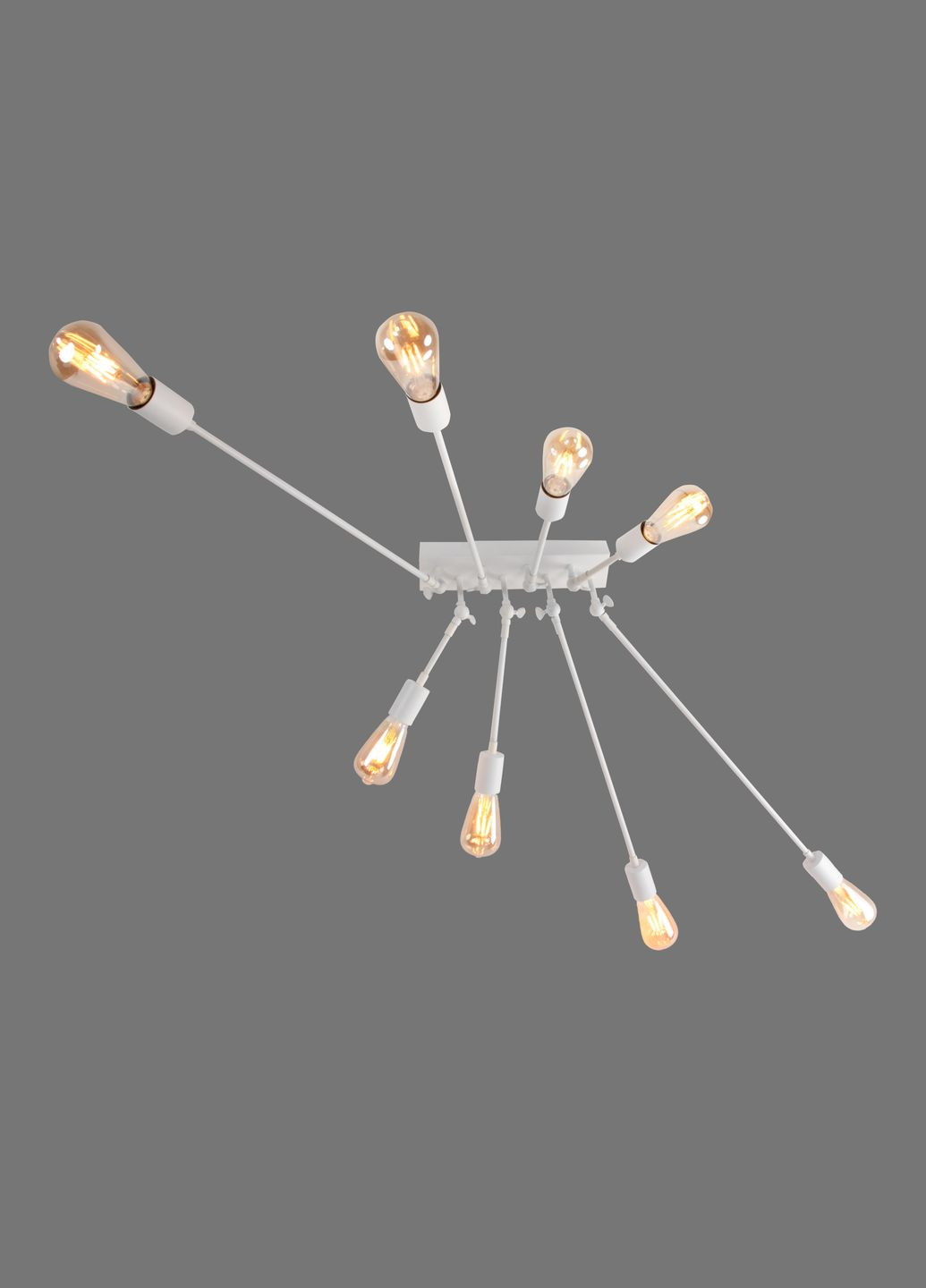 Люстра металева виробництво PR 1062/8 (білий) Sirius (269794461)