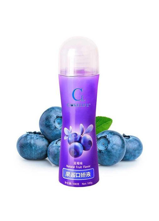 Съедобный лубрикант "CokeLife" 100 мл - Черника - Интимная смазка No Brand (367165902)
