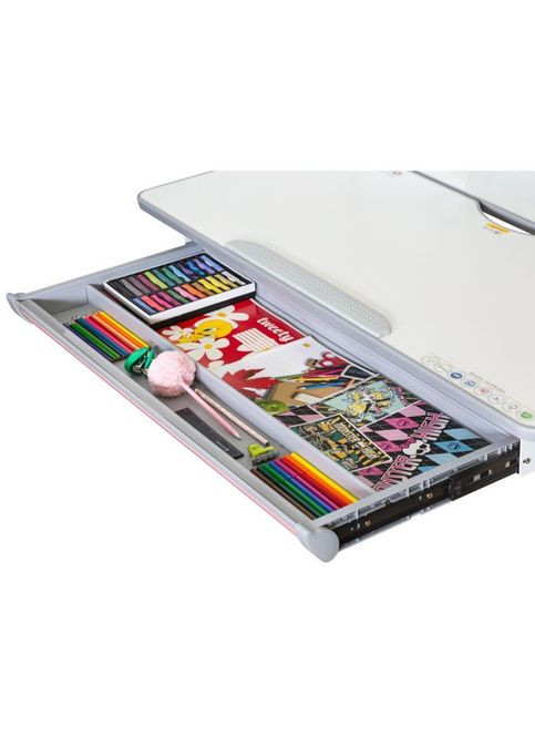 Парта (BD610 W/MC + PN Lite) Mealux Edmonton Multicolor Pink Lite (301219649)