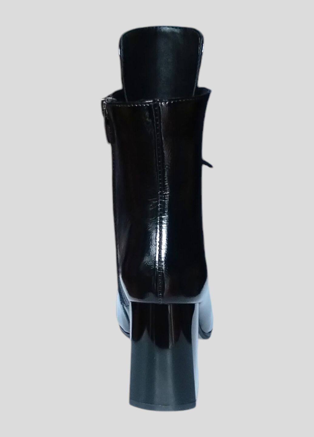 Черные демисезонная ботильоны кожаные No Brand