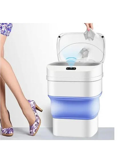 Мусорное ведро складное с сенсорной крышкой ZSW-L11 (8л) Monocrystal (298426518)