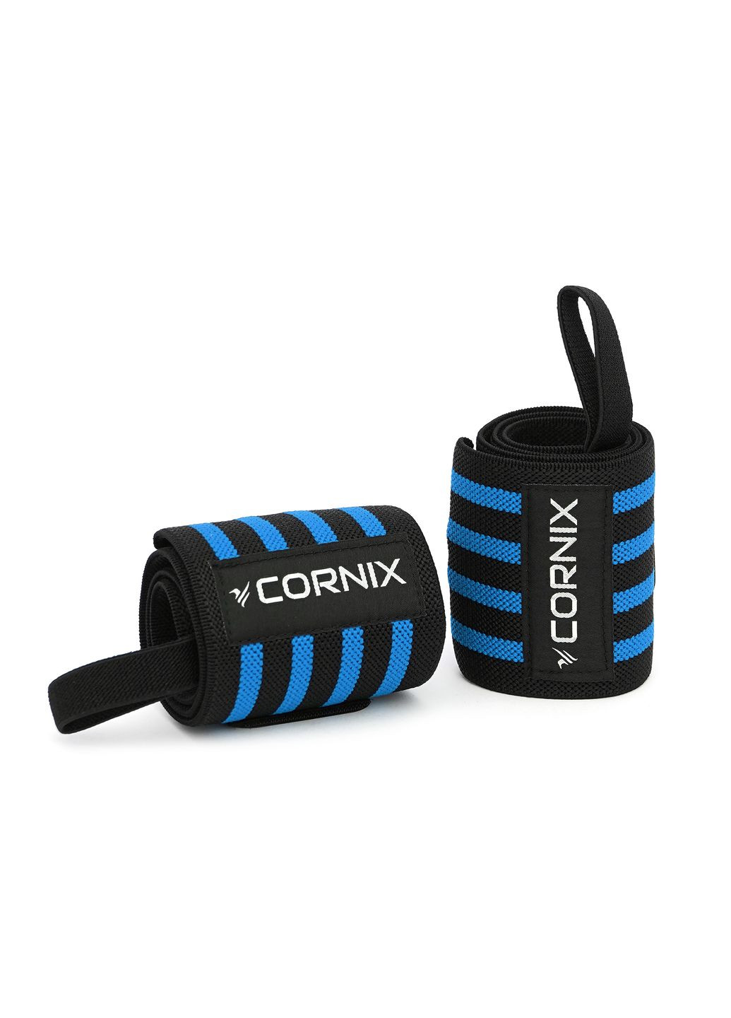 Бинти для зап'ясть (кистьові бинти) Wrist Wraps XR-0193 Black/Blue Cornix (315720408)