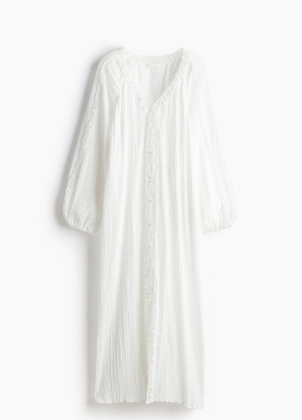 Білий кежуал сукня H&M однотонна