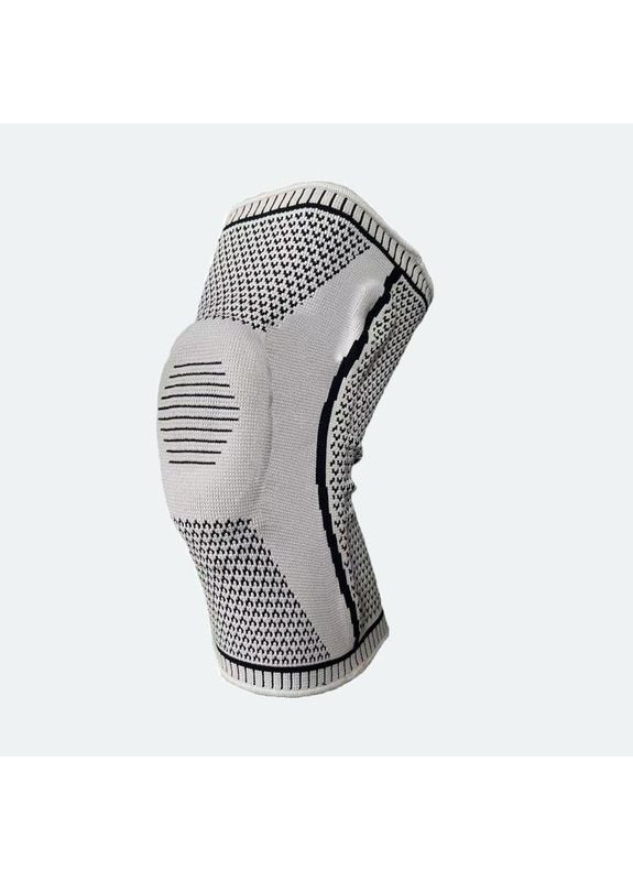 Наколінник ортопедичний з силіконовим гелевим кільцем для фіксації коліна для спорту та реабілітації White No Brand (361152150)