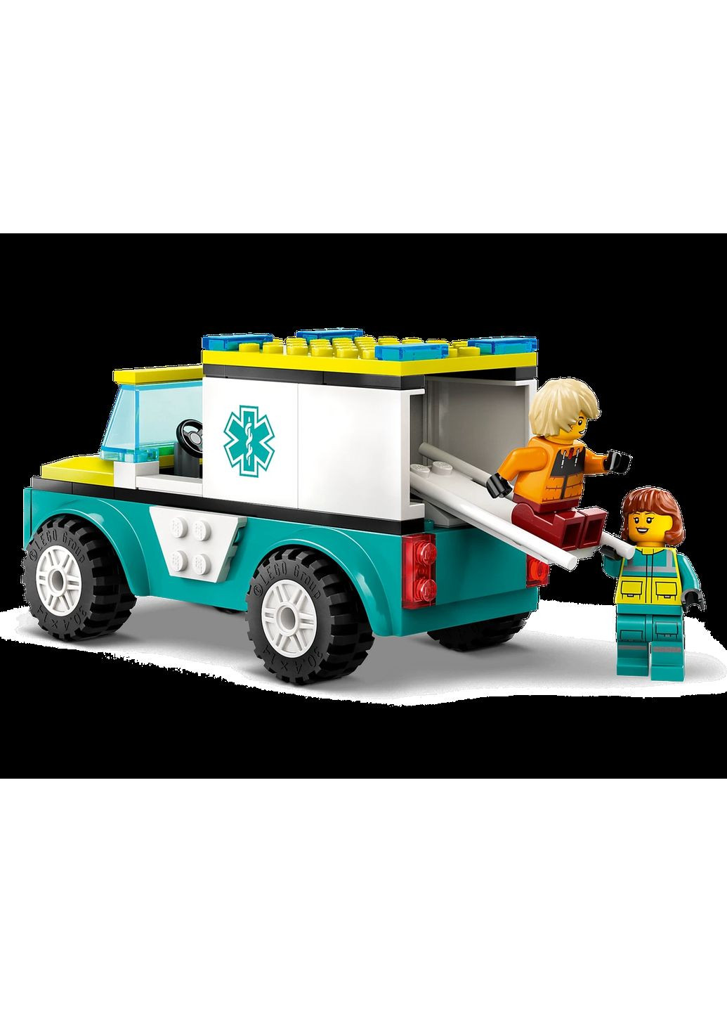 Конструктор Лего Сіті Швидка допомога та сноубордист City 60403 Lego (372125326)