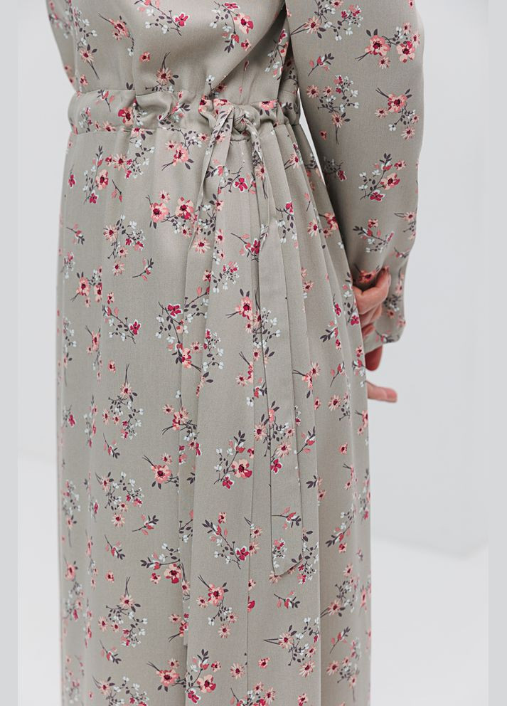 Зелена довга сукня в квіточку Arjen