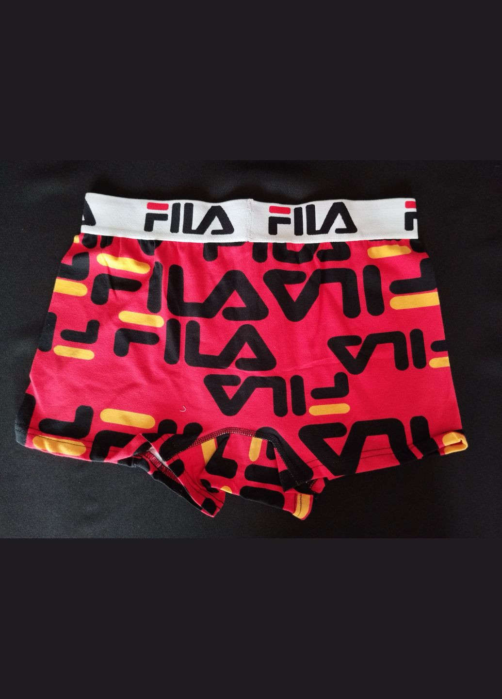 Модные красные мужские трусы боксеры с толстой резинкой No Brand (299388215)