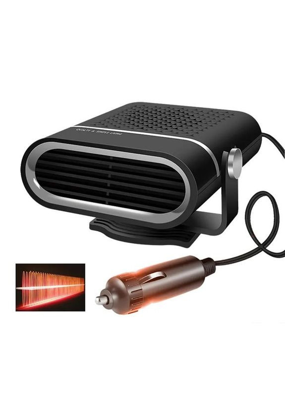 Універсальний провідний обігрівач Без бренду з кріпленням в автомобіль, 150Вт, Чорний (LY-120) No Brand (317268624)