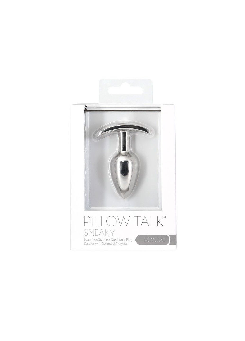Анальна пробка Sneaky Steel Anal Plug Pillow Talk (317256114)