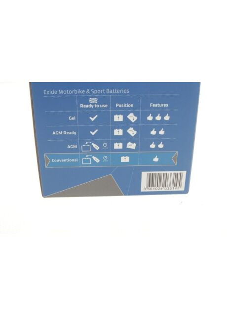 Акумулятор 4Ah-12v (EB4L-B) (120х70х92) R, EN50 EB4L-B C.I.U Exide (345767204)