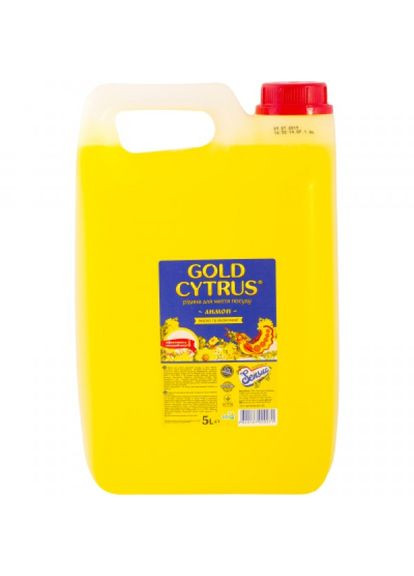 Засіб для ручного миття посуду (4820167000271) Gold Cytrus лимон 5 л (268146773)