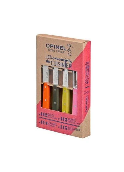 Набор ножей Les Essentiels 50’s 4шт (001452) Opinel Les Essentiels 50’s 4шт комбинированные,