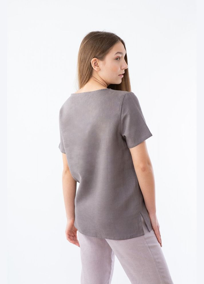 Коричневая блузка cornett ВОЛ