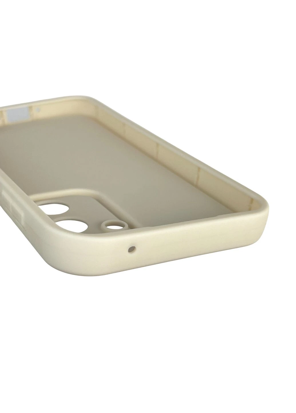 Силіконовий чохол Soft Touch з 3D принтом для Galaxy A35 5G (SM-A356B) молочний (Повний захист камери) Samsung (373670490)